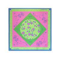 Tapis de Mahjong Floral en Caoutchouc Naturel Pliable Résistant à l'Eau Portable Housse de Table de Jeu pour Quatre Joueurs Fête à Domicile