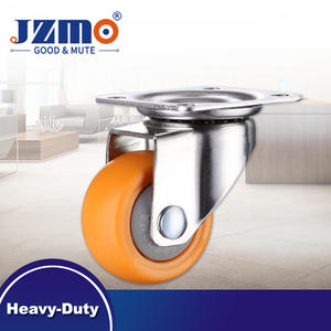 JZM 1 Zoll weiche Polyurethan-Lenk rollen 360 Rotation Langlebiges Design für Aufbewahrung boxen und kleine Möbel - Product Image 1