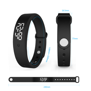 Montre connectée vibrante étanche avec alarme silencieuse, rappel par vibration, mesure de la température corporelle, vente en gros - Product Image 6