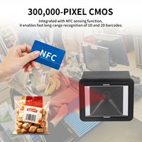 Módulo de Escaneo de Código de Barras Mini EM25N Integrado Lector de Códigos QR 1D 2D Compatible con NFC USB/RS232