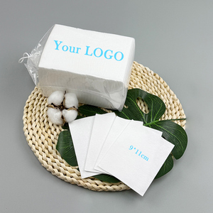 <span class=keywords><strong>Precio</strong></span> al por mayor personalizado respetuoso con la piel antialérgico 9*11cm desechable 100% almohadilla de algodón natural almohadilla desmaquillante cuadrada - Product Image 1