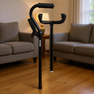 Bastón Ajustable Vevor, 10 Niveles de Altura, Aleación de Aluminio, Empuñadura de Espuma, Uso Doméstico - Product Image 2