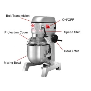 Bánh Máy 20F Bánh <span class=keywords><strong>Mixer</strong></span> 20l Hành Tinh Trộn Giá - Product Image 5