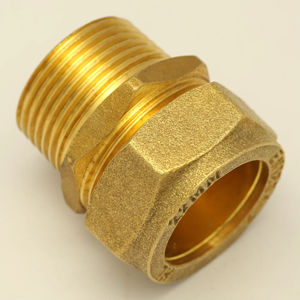 Adaptateur de compression mâle en laiton pour système de tuyauterie d'eau et de gaz d'assainissement de plomberie - Product Image 4