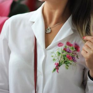 공급 업체 맞춤형 도매 크로스 스티치 자수 천 수용성 DMC 캔버스 패브릭 수용성 캔버스 - Product Image 5