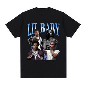 Fashion Hip Hop <strong>Rapper</strong> Lil Baby Graphic <strong>T</strong> <strong>Shirt</strong> - Product Image 5