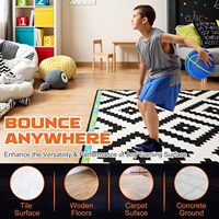 MYPUTEK Ballon de basketball silencieux rainuré sans air en mousse pour entraînement intérieur, matériau PU professionnel, 410g, sensation réelle, performance accrue