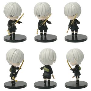 Set de 6 Figuras de Manga de 9.5 cm, NieR Automata A2 2B 9S, Figura de PVC, Anime, Caja Sorpresa, Juego de Premios - Product Image 5