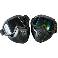Masque de protection anti-buée intégral pour activités de plein air, CS, Harley, moto, différentes couleurs