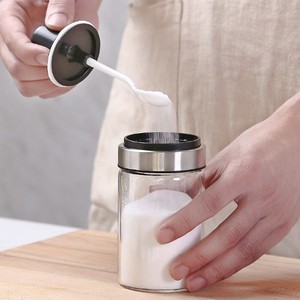Depósito aromático de vinagre de cocina, recipiente de almacenamiento <span class=keywords><strong>con</strong></span> <span class=keywords><strong>cuchara</strong></span>, tarros de especias, botellas <span class=keywords><strong>con</strong></span> tapa y cucharas - Product Image 5