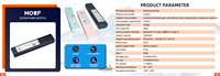 Imprimante thermique portable A4 mobile, Bluetooth avancé, imprimante thermique sans fil portable A4, appareils iOS et Android