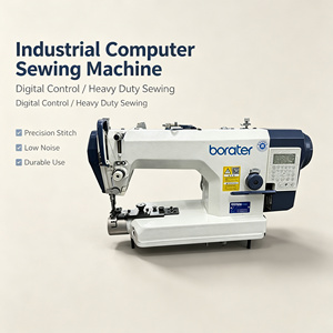 Máquina de Coser Industrial de Alta Resistencia con Accionamiento Directo, Doble Puntada Síncrona para Tapicería de Cuero y Ahorro de Energía B-0303-XZ - Product Image 1