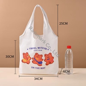 Bán buôn tùy chỉnh chất lượng cao đẹp vải mềm Tote bãi biển Phụ nữ túi lớn phong cách khác nhau Quà tặng khuyến mãi cho cuộc sống hàng ngày - Product Image 3