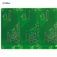 PCB Custom ISOLA I-Tera MT40 Low Loss 8 Lapis Bebas Halogen Tg 200 untuk Cloud Computing Immersion Gold