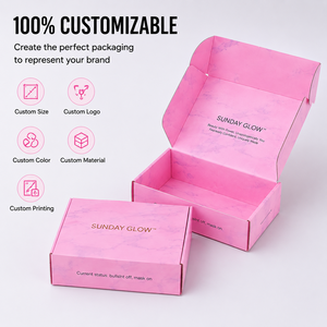 Scatola di Spedizione in Cartone Ondulato Personalizzata, Confezione Regalo di Lusso per Cosmetici e Prodotti per la Cura della Pelle, Spedizioni E-commerce - Product Image 2