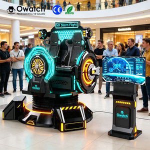 Simulateur de vol interactif VR Storm Flight à rotation complète à 360 degrés, équipement de jeu d'arcade pour <span class=keywords><strong>parc</strong></span> d'attractions intérieur - Product Image 1