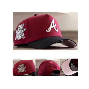 Cappellini da Baseball Vintage Sportivi in Cotone Oxford 100% a 6 Pannelli, Ricamo 3D, Chiusura Singola, Stile Classico Originale New Era - Vendita all'Ingrosso - Product Image 1