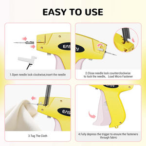 पोर्टेबल त्वरित कपड़े फिक्सर हैंडहेल्ड टैग गन मशीन हार्ड प्लास्टिक माइक्रो सिलाई गन सिलाई उपकरण मूल्य टैग गन - Product Image 5