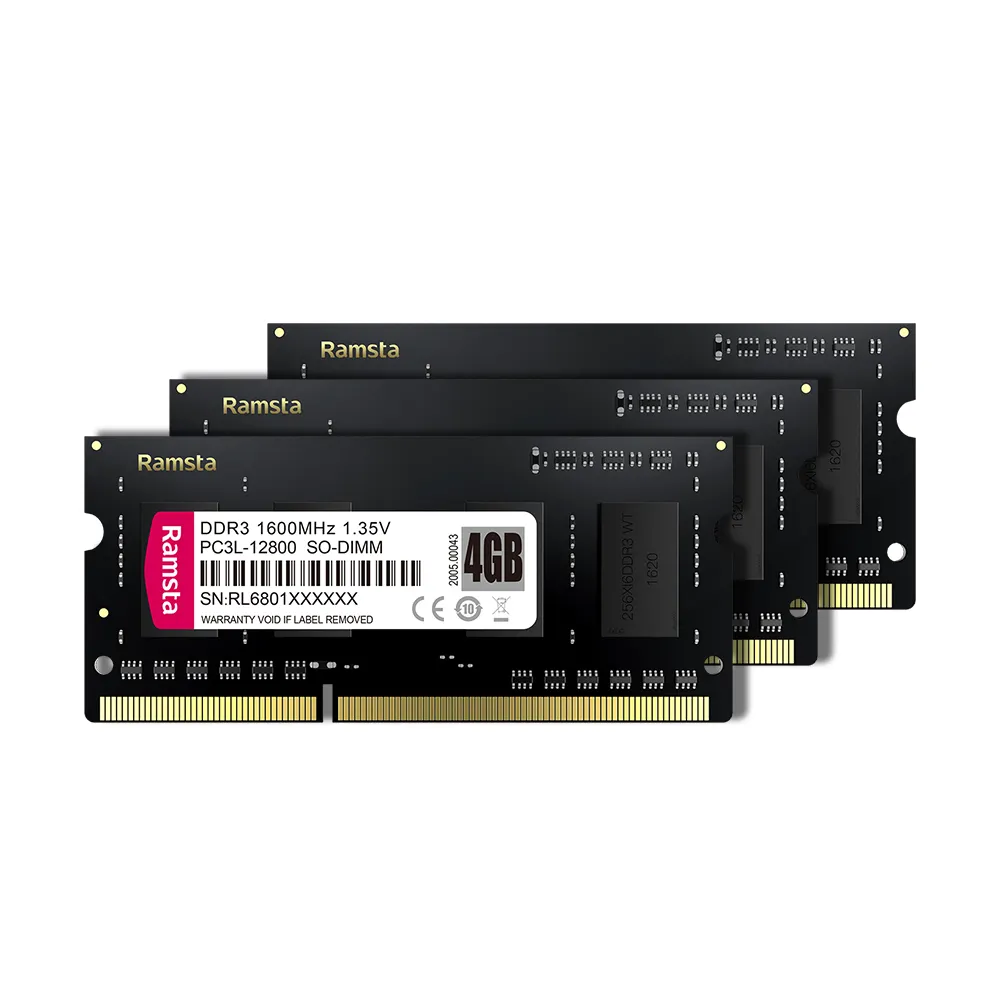 Ramsta NB-piezas de ordenador, memoria Ram dedicada, SODIMM, 4 gb, 8 gb, 16 gb, DDR3, DDR4, para portátil