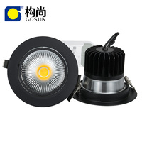 Thrisi — spot lumineux led cob encastrable, anti-éblouissement à angle réglable, 30w, certifié CE/RoHS/saab, UGR7-20 °