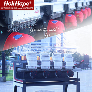 50% de Descuento, Garantía de 10 Años, Máquina de Bordar Computarizada HOLIHOPE de <span class=keywords><strong>4</strong></span> <span class=keywords><strong>Cabezas</strong></span> para Gorras y Camisetas, Máquina de Bordar Automática, Supera a <span class=keywords><strong>SWF</strong></span> - Product Image 1