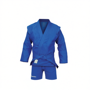 Uniforme de Sambo de Algodón de Alta Calidad, Diseñado para Adultos, para Práctica Diaria, Desarrollo de Habilidades, Costuras Reforzadas en la Parte Delantera, Uso Duradero - Product Image 1