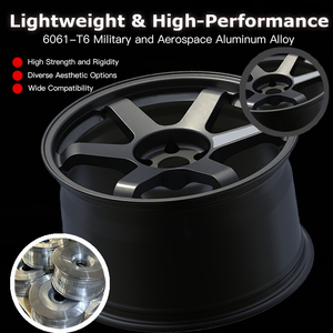 عجلات سيارات ZW فاخرة سوداء غير لامعة لسيارات BMW M3، مصنوعة من سبائك الألومنيوم 6061، مقاس 17 و20 و18 و19 بوصة، 22×12، مقعرة ومخصصة، 5×112 و5×120 - Product Image 2