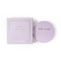 Impression personnalisée de cartes de remerciement Cartes d'étape de haute qualité pour bébé pour la douche nuptiale de mariage avec boîte