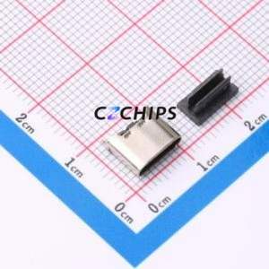 U262-061N-4BZS32-W1 USB Connector SMD Connector ( Connector Type: Type-C )( Gender: Female )( Mounting Type: Vertical Mount ) - Product Image 1