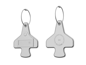 Etiqueta de Equipaje Rastreable con Forma de Avión, de Cuero PU, Compatible con Apple Find My - Product Image 4
