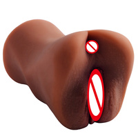 Manuelles Männliches Masturbations-Spielzeug Realistische Künstliche Vagina Tragbarer Stroker-Becher Handgehaltener Masturbations-Massager für Männer Erwachsene