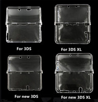 SYYTECH Étui de protection transparent en cristal pour console Nintendo New 3DS XL 3DS LL Accessoires de jeu