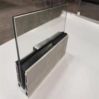 Balustrade en aluminium, rail en aluminium en forme de U, pinces en aluminium pour rampes d'escalier