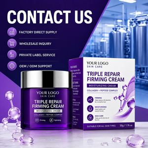 Crema Reafirmante Antiedad de Marca Privada, Apoyo a la Elasticidad, Hidratación, Cuidado Luminoso, Piel Seca y Irregular, Para Todo Tipo de Piel, Crema de Triple Reparación - Product Image 5