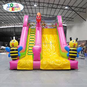 Nhà máy tùy chỉnh chất lượng cao sân sau hồ bơi trượt nước Inflatable trượt trẻ em khô trượt sân chơi để bán - Product Image 1