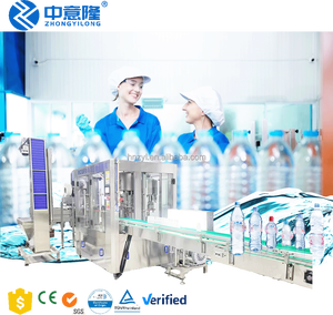 สายการผลิตการเติมน้ำแร่ขนาดเล็ก500มล. สำหรับโรงงานผลิตเครื่องดื่มอัตโนมัติแบบ3อิน1 - Product Image 2