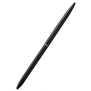 Personalized High End Simple Twist Slim Pen With Printing Custom Logo Fine Metal Body Barrel <b>Clips</b> <b>Silver</b> Black Hotel Ballpoint - Product Image 2