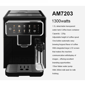 Versatile Coffee Machine Americano Maker Milk Frother Built in Grinder 5 <strong>Program</strong> Modes Compact <strong>Design</strong> - Product Image 4