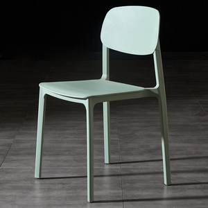 Venta directa Sillas de plástico nórdico gris para restaurante Hotel Villa Sala de estar Comedor Eventos al aire libre Diseño minimalista - Product Image 3