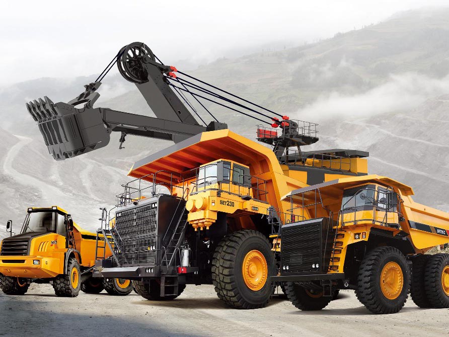 mine ‼️ SRT95C - 95 Ton Mining Truck for Efficient Material Transport