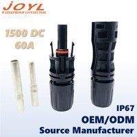 Connecteur solaire JOYL MC4-1500V DC 60A pour système solaire et de stockage d'énergie