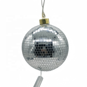 Hot Bán Tay Thổi LED Pin Hoạt Động Giáng Sinh Bóng Thủy Tinh Tùy Chỉnh Đảng Trang Trí 6Cm-30Cm Màu Sequins Giá Rẻ - Product Image 2