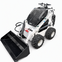 Minipala Compatta S360 con Operatore a Bordo, Carico Nominale 200kg, Pendenza di Salita 25 Gradi per Rimozione Neve in Fattoria