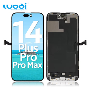 Écran tactile d'affichage à cristaux liquides de remplacement en gros d'usine pour <span class=keywords><strong>iPhone</strong></span> 14 Plus Pro Max écran OLED Incell pour <span class=keywords><strong>iPhone</strong></span> Fabricante - Product Image 1