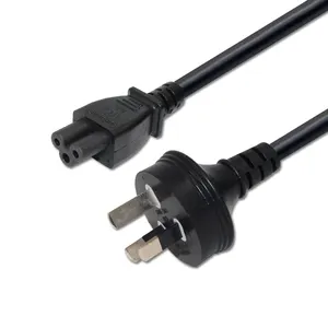 High Quality Cheap Price 3 Pin to IEC c5 Connector Argentina Plug Power Cord
