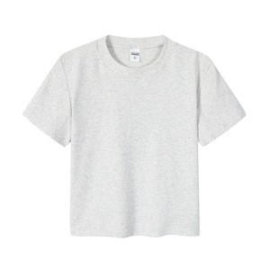 T-shirt à manches courtes et col rond pour femme Trust Your Choice, 230g coton élasthanne, coupe ajustée, respirant, vêtement décontracté, nouveau design, 230g Cot - Product Image 4