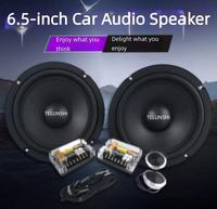 Kit d'enceintes de porte de voiture coaxiales 2 voies de 6,5 pouces pour système audio automobile