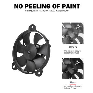 Ventilateur de refroidissement du radiateur de moto noir pour Hyper Motard Street Fighter 821 848 850 936 1098 1100 2012-2015 2016 2017 - Product Image 4