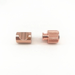 China Handle Kitchen and Wardrobe Cabinet <strong>Drawer</strong> <strong>Rose</strong> <strong>Gold</strong> Round <strong>Knob</strong> 21-05-15-A - Product Image 3