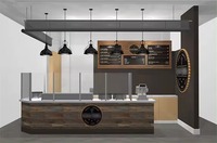 Conception de kiosques de vente au détail comptoir de café extérieur intérieur décoration de magasin de café moderne conceptions de kiosque de café